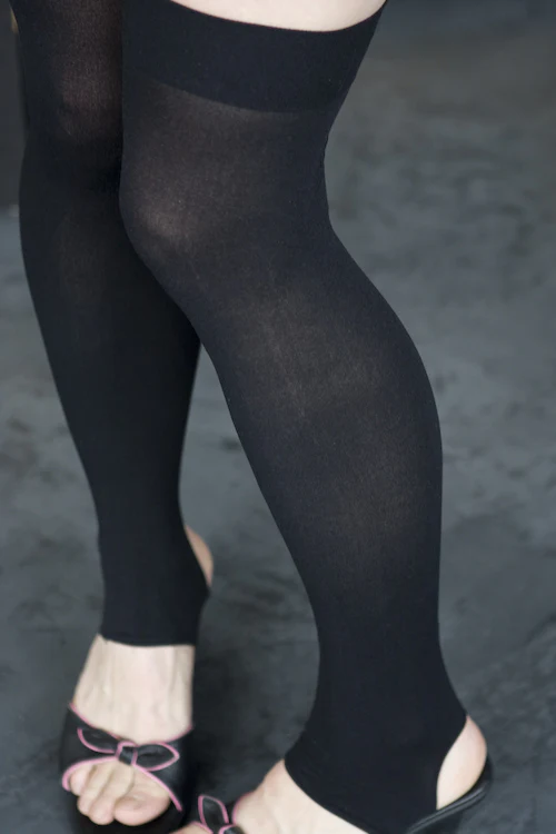 Opaque Stirrup Thigh High - Image 3