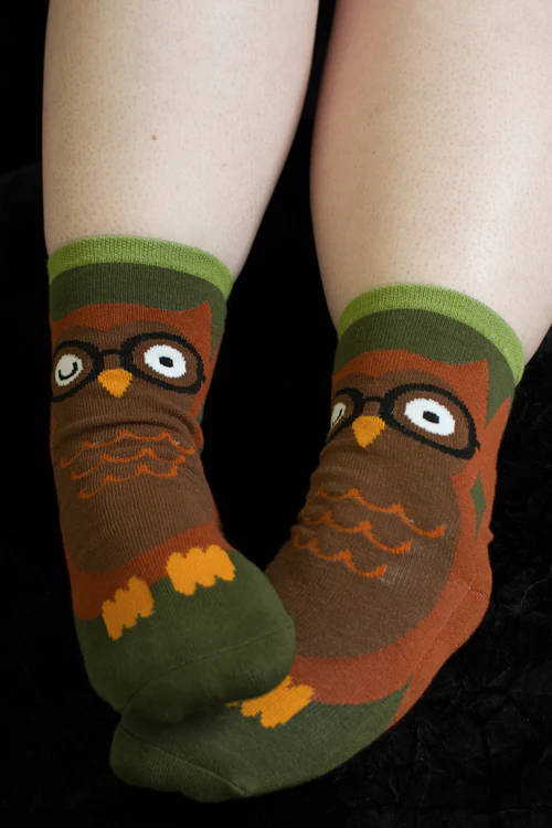 Owl Slipper Socks - Image 2