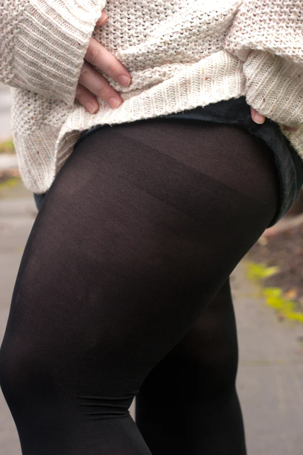 Plus Size Semi-Opaque Tights - Image 7