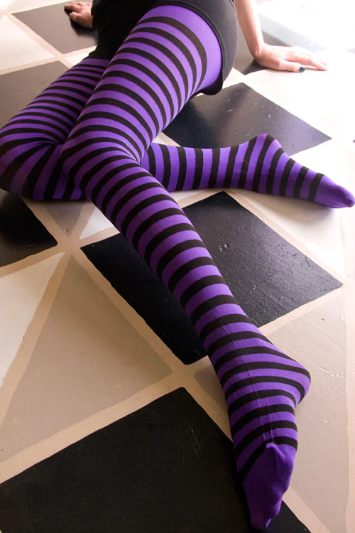 Plus Size Striped Tights - Image 12