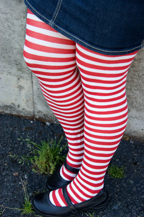 Plus Size Striped Tights - Image 7