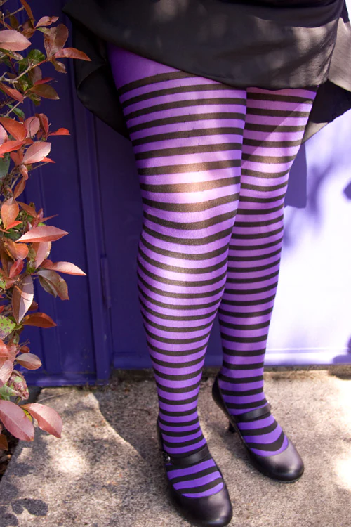 Plus Size Striped Tights - Image 9