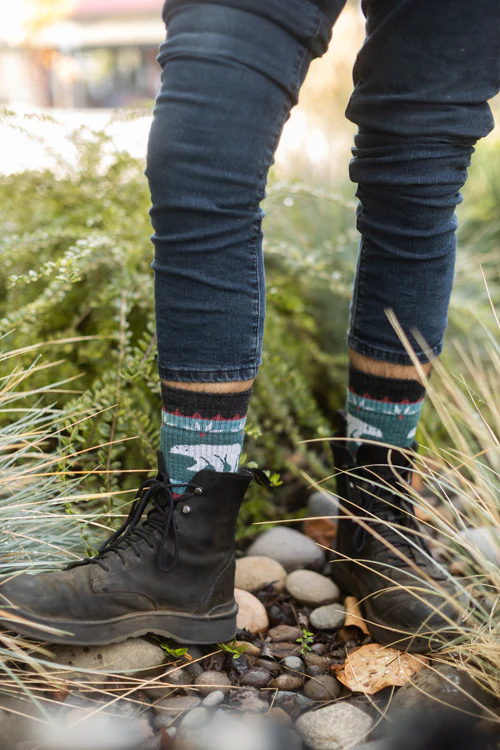 Polar Bear Vanna Grizzle Boot Sock - Image 2