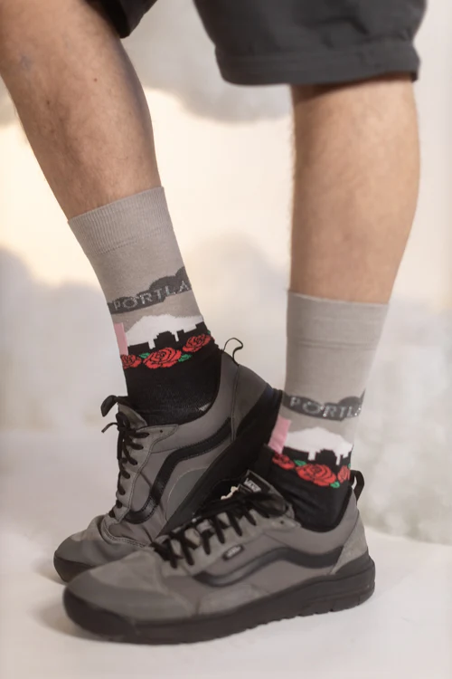 Portland Rose Crew Socks - Image 5