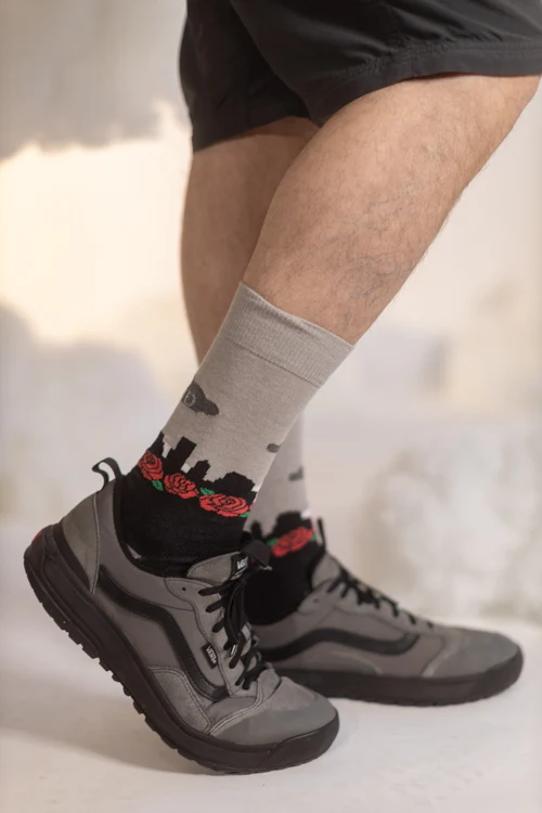 Portland Rose Crew Socks - Image 6