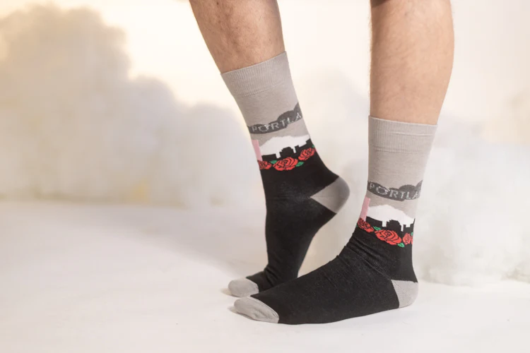 Portland Rose Crew Socks - Image 7