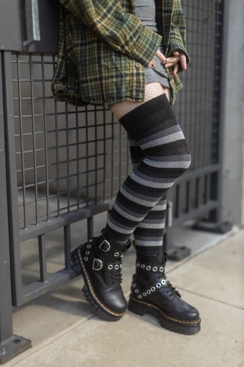 Portland Stripes Extraordinary Thigh High - Image 3