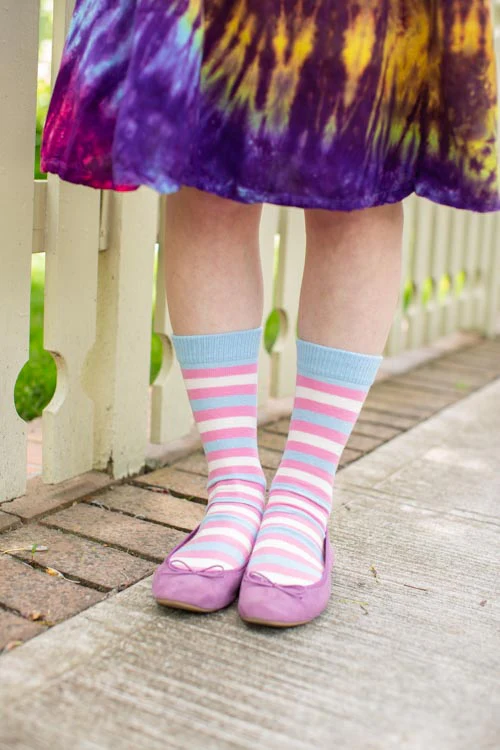Pride Stripes Cotton Crew Socks - Image 28
