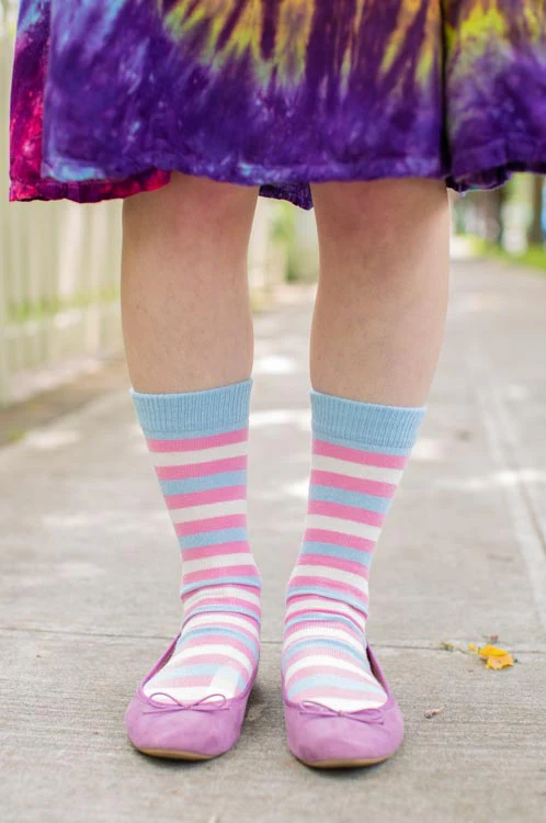 Pride Stripes Cotton Crew Socks - Image 29