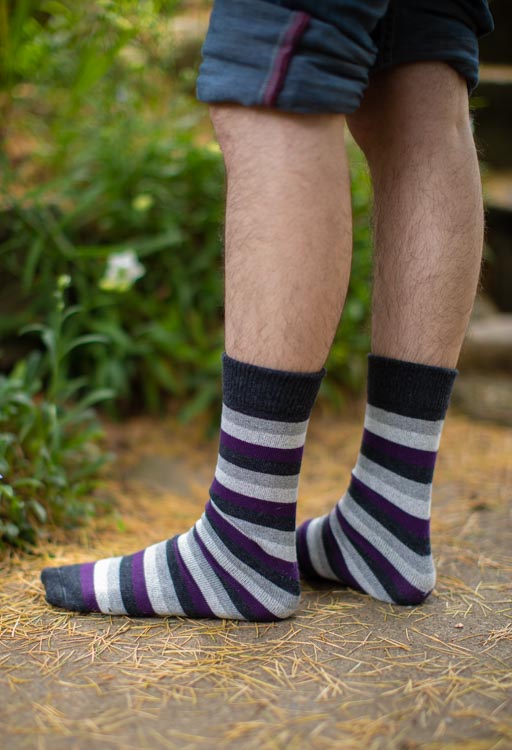 Pride Stripes Cotton Crew Socks - Image 5