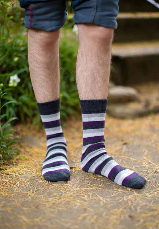 Pride Stripes Cotton Crew Socks - Image 6