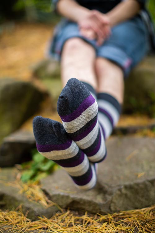 Pride Stripes Cotton Crew Socks - Image 8