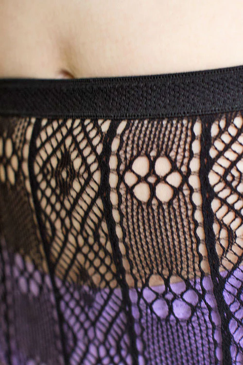 Primrose Deco Net Footless Tights - Image 7