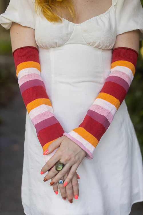 Pride Stripes Arm Warmers - Image 3