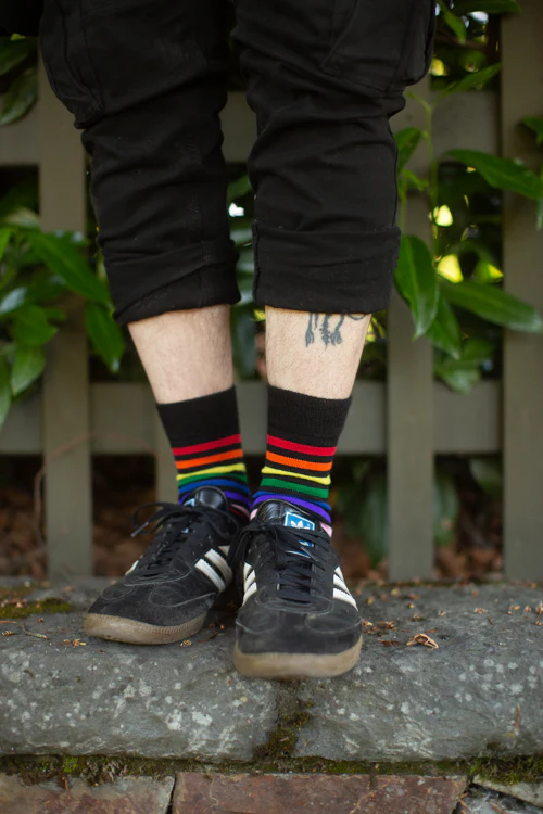 Rainbow Brights Crew Socks - Image 5