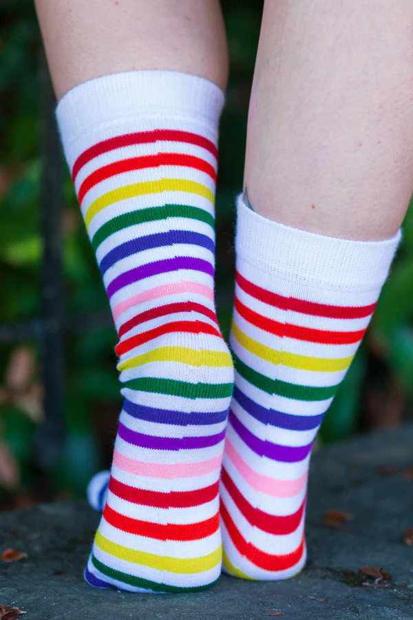 Rainbow Brights Crew Socks - Image 7