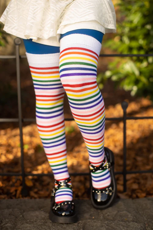 Rainbow Brights Thigh High Socks - Image 6