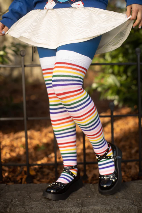 Rainbow Brights Thigh High Socks - Image 7