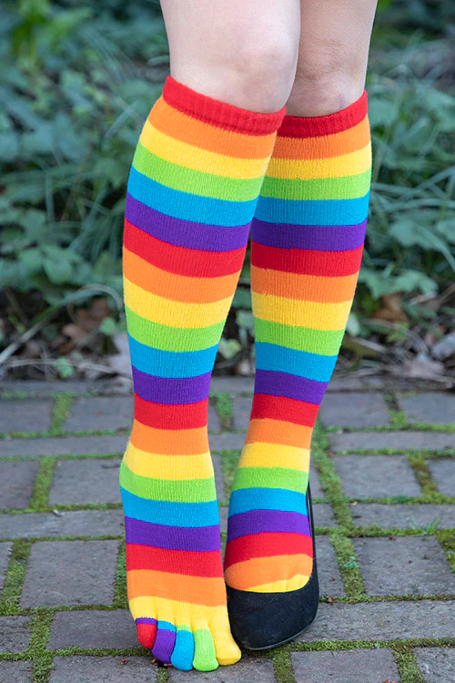 Rainbow Toe Socks - Image 2