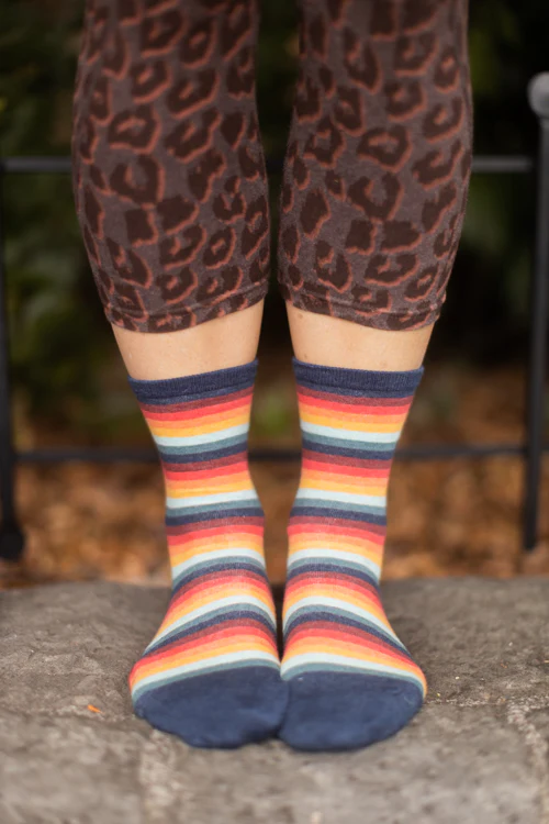 Retro 70's Stripe Crew - Image 7