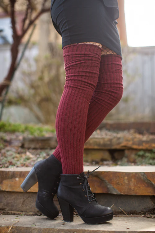 Ribbed M Stockings