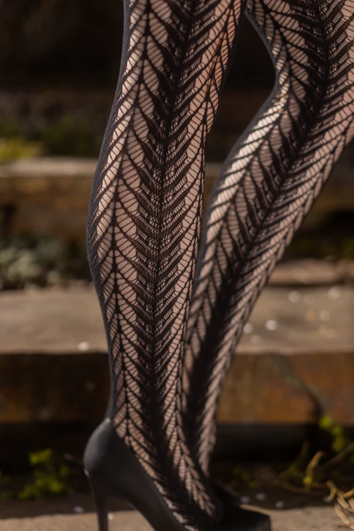 Serpent Skin Net Tights - Image 4