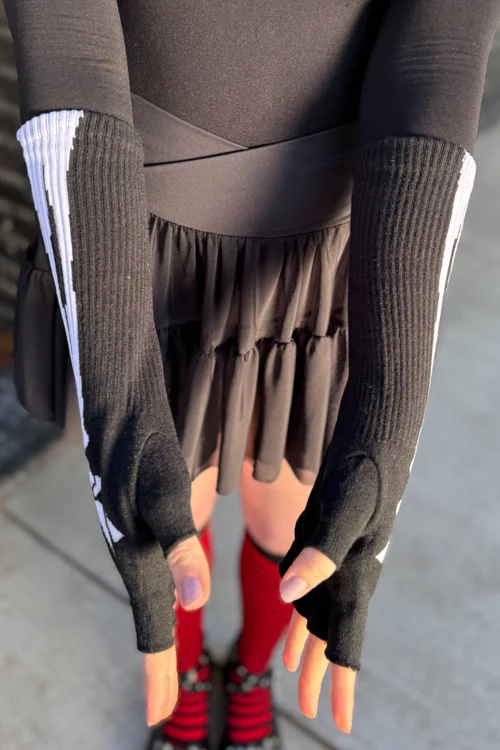 Skeleton Fingerless Gloves - Image 3