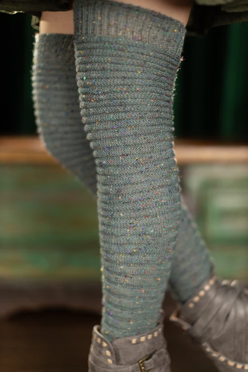 Confetti Slinky Thigh High Socks - Image 12