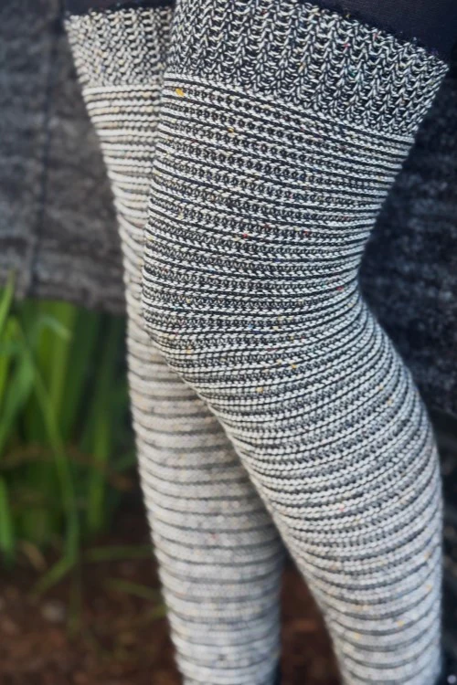 Confetti Slinky Thigh High Socks - Image 8