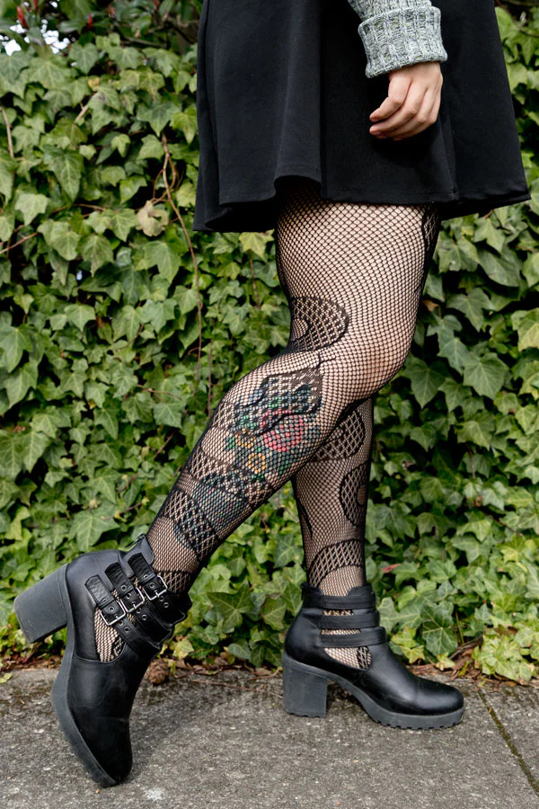 Snake Net Tights - Image 3