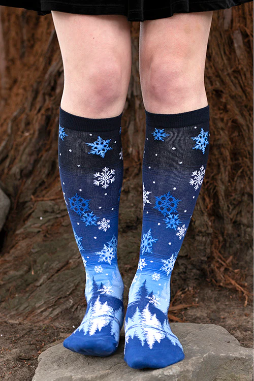Snowflakes Knee High - Image 3