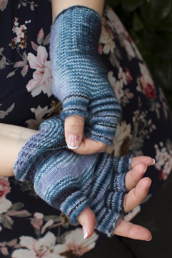 Space Dyed Fingerless Gloves - Image 3
