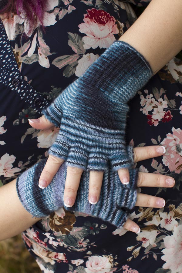 Space Dyed Fingerless Gloves - Image 5