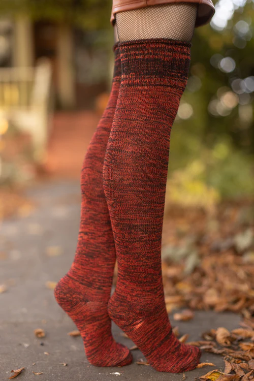 Space Dyed Knee Socks - Image 12