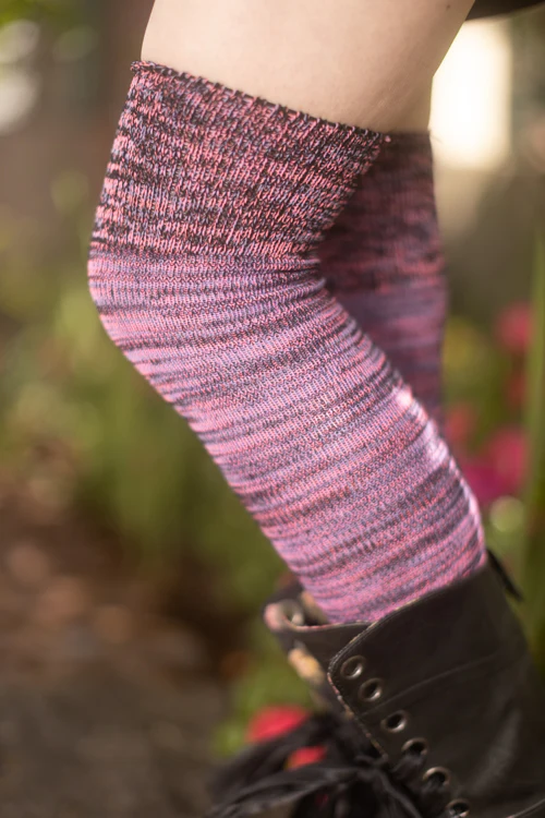 Space Dyed Knee Socks - Image 4