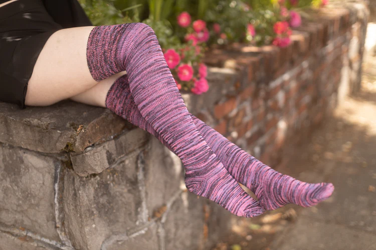 Space Dyed Knee Socks - Image 6