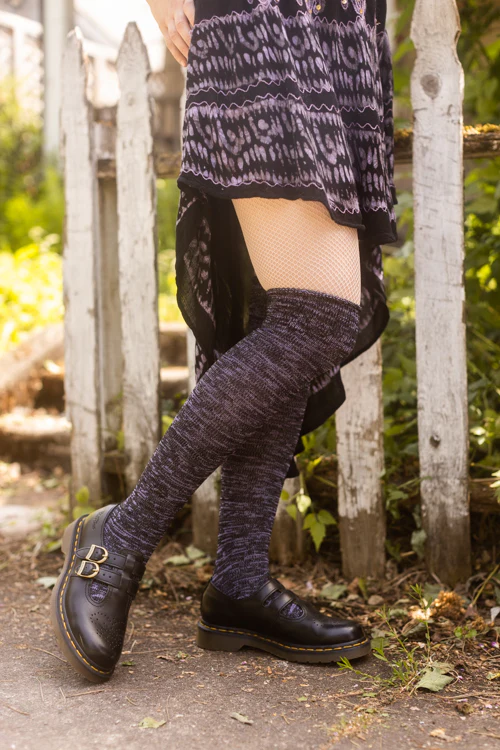 Space Dyed Knee Socks - Image 8