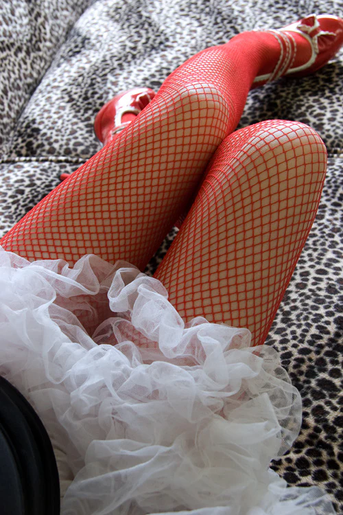 Spandex Fishnet Pantyhose - Image 16