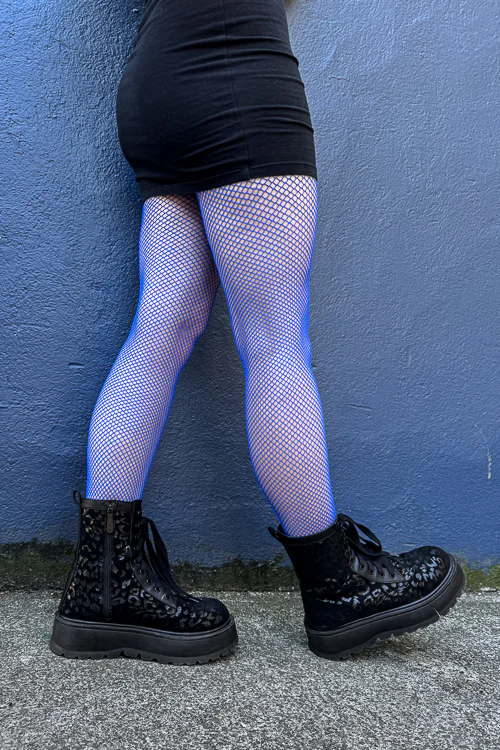 Spandex Fishnet Pantyhose - Image 4