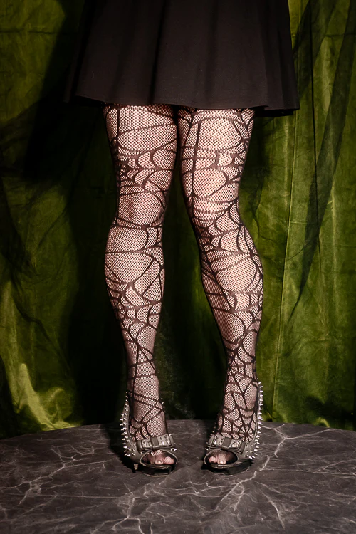 Spiderweb Net Tights - Image 4