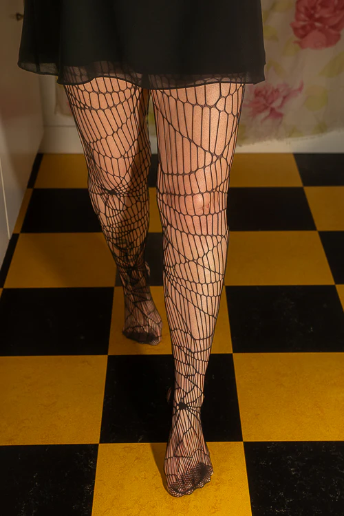 Spinner Thread Net Tights - Image 4