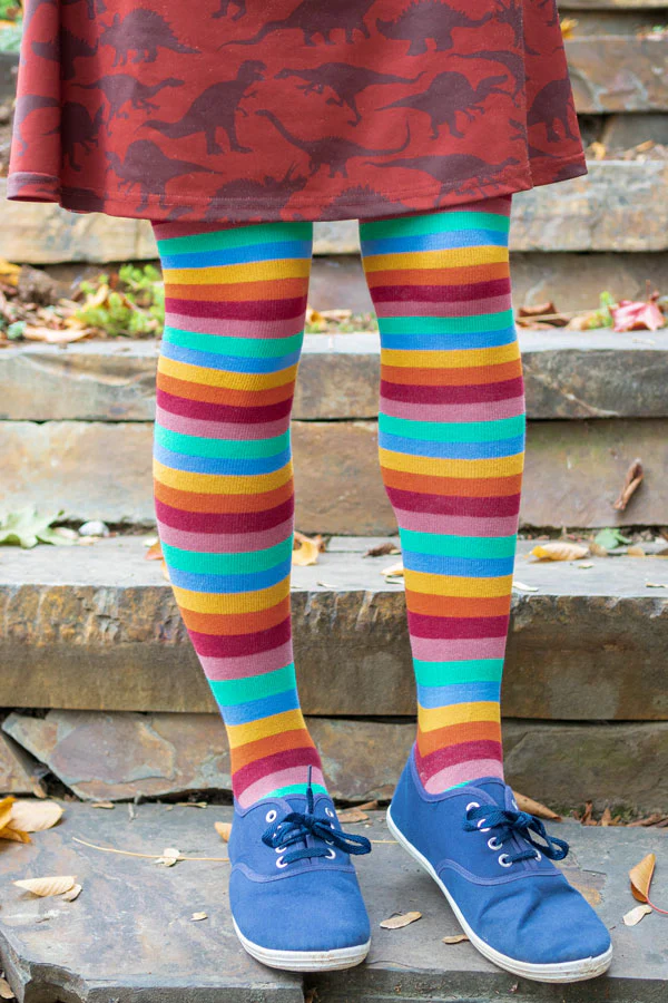 Striped Over the Knee Toe Socks - Image 24