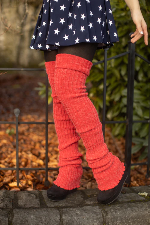 Super-Long Ribbed Leg Warmers - Image 14