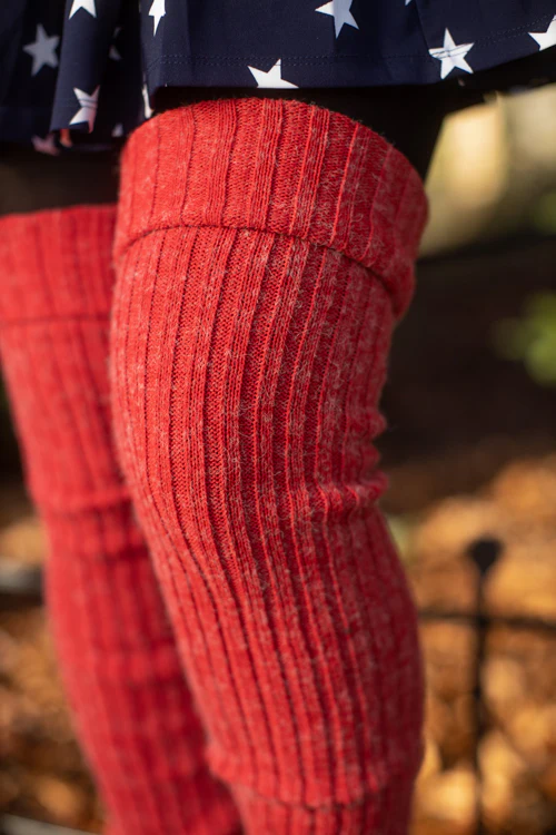 Super-Long Ribbed Leg Warmers - Image 15