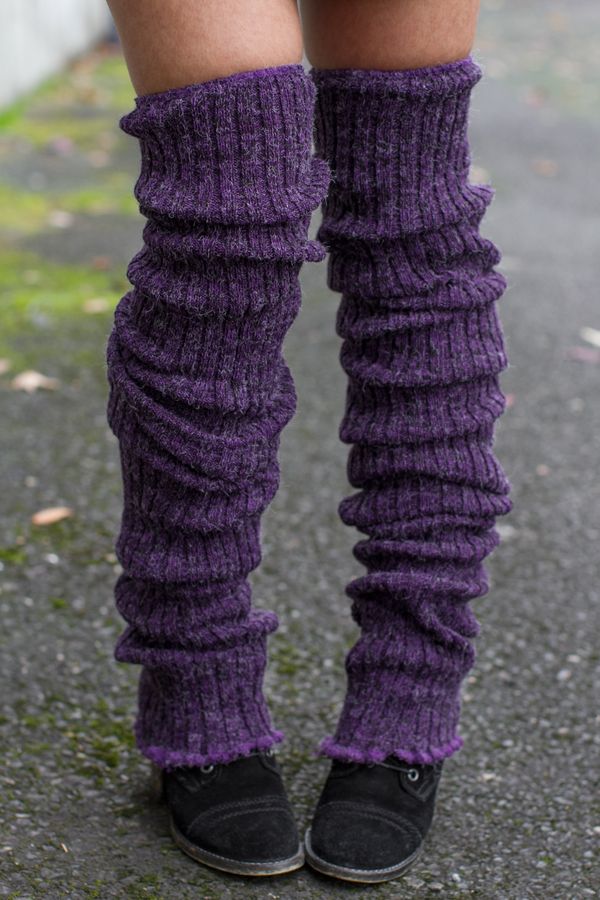 Super-Long Ribbed Leg Warmers - Image 16