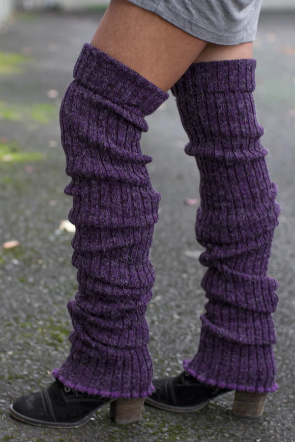 Super-Long Ribbed Leg Warmers - Image 17