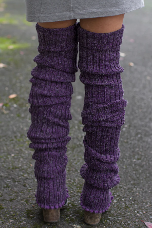 Super-Long Ribbed Leg Warmers - Image 18