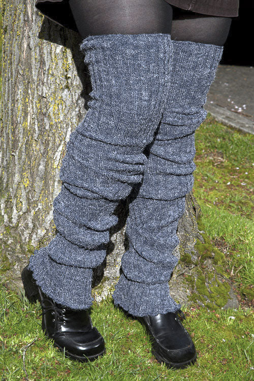 Super-Long Ribbed Leg Warmers - Image 7