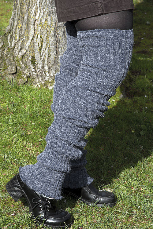 Super-Long Ribbed Leg Warmers - Image 8