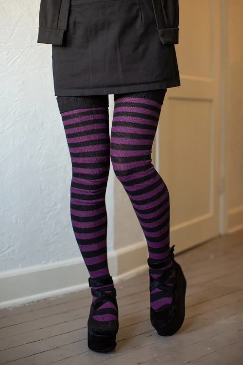Super Stripes Thigh High Socks - Image 10